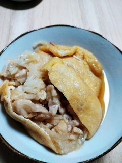 鶏皮と大根の巾着煮♪-レシピのメイン写真