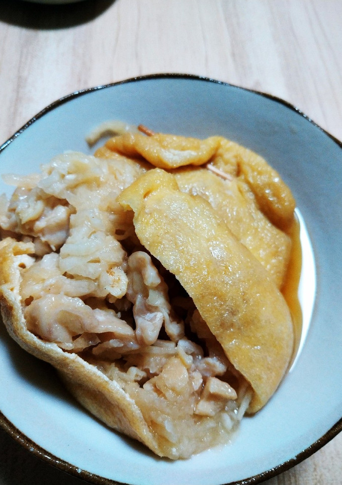 鶏皮と大根の巾着煮♪-レシピのメイン写真