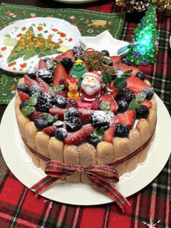 ★時短で豪華★クリスマスケーキ-レシピのメイン写真