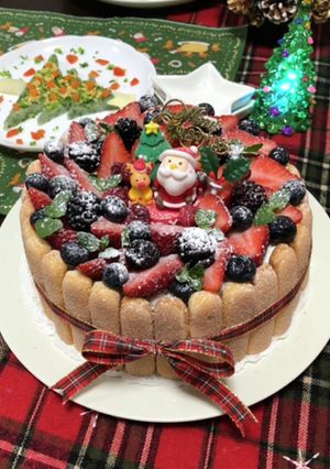 ★時短で豪華★クリスマスケーキ-レシピのメイン写真