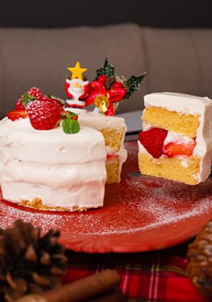 低糖質ショートケーキ！クリスマスにも-レシピのメイン写真