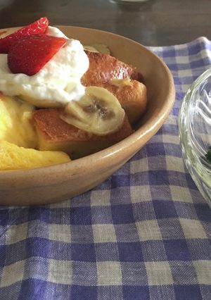 バナナフレンチトースト　朝ごはん-レシピのメイン写真