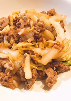 ピリっと辛い！麻婆白菜-レシピのメイン写真