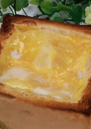 トロ～り甘いはちみつたまごトースト-レシピのメイン写真