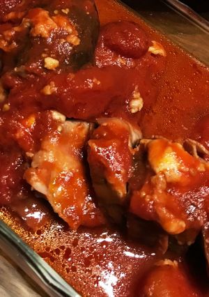 無水鍋で作る〜なすのトマト煮込み〜-レシピのメイン写真