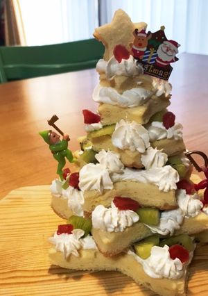 簡単★ツリーケーキ★Xmasデザート-レシピのメイン写真