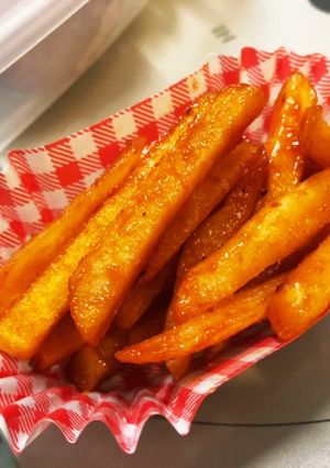 お弁当の赤・ケチャップポテト-レシピのメイン写真