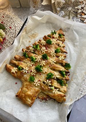 冷凍パイシートで作るクリスマスツリーパイ-レシピのメイン写真