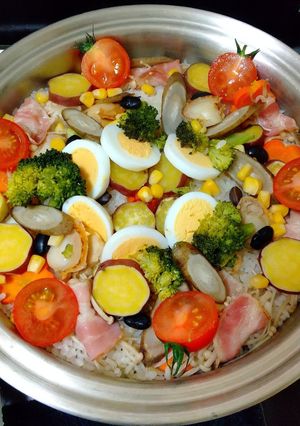 パエリア風炊き込みご飯-レシピのメイン写真