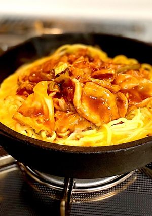 名古屋風？餡掛けスパでなく焼きそば-レシピのメイン写真