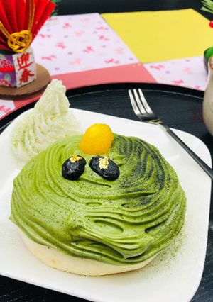 抹茶クリームあんまん-レシピのメイン写真