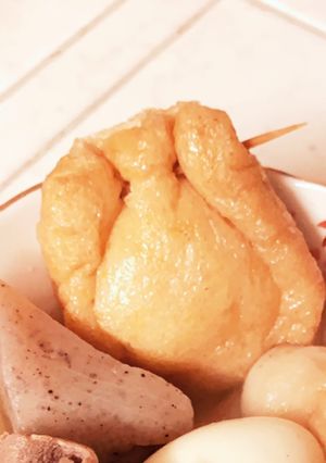 白玉だんご巾着-レシピのメイン写真