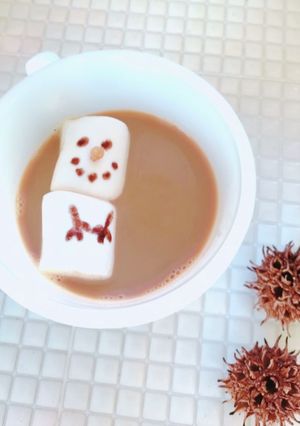 マシュマロでほっこり(´꒳｀)-レシピのメイン写真