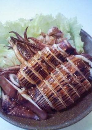 イカバターこっ照り焼き♪-レシピのメイン写真