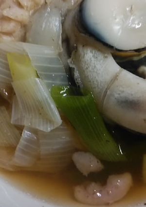 ねぎま鍋(汁)風目玉煮込み-レシピのメイン写真
