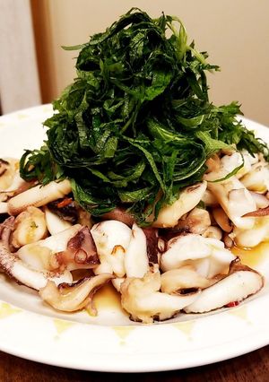 烏賊下足めんつゆ和風ペペロン-レシピのメイン写真