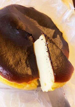 FPで超簡単！バスク風スフレチーズケーキ-レシピのメイン写真