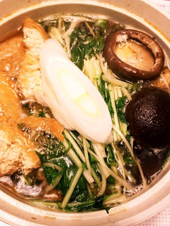 お手軽♪簡単ヘルシーキツネ鍋-レシピのメイン写真