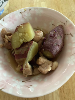 さつまいもの鶏肉もも煮-レシピのメイン写真