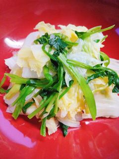 ♪白菜とせりのおひたし♪-レシピのメイン写真