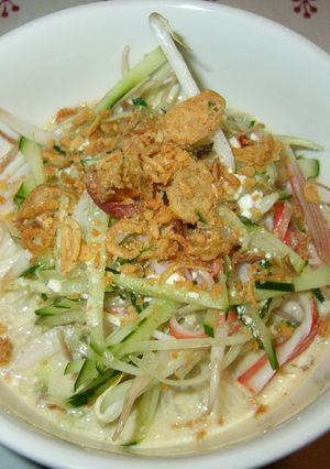 ココナッツミルクカレーそうめん-レシピのメイン写真