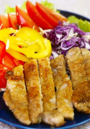 豚ロースの塩胡椒焼き♪-レシピのメイン写真