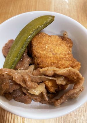 厚揚げ牛肉 甘辛煮-レシピのメイン写真