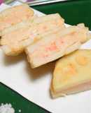 エビのすり身の蓮根はさみ揚げ