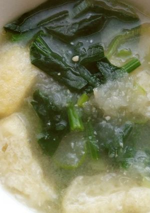 ほうれん草と大根おろしの味噌汁♪-レシピのメイン写真