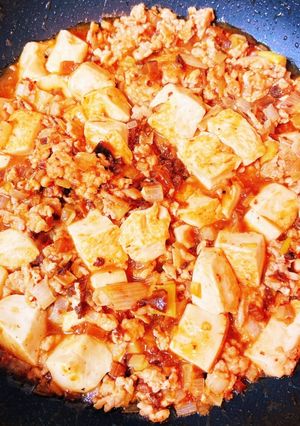 ジャージャー麺の素で超簡単激ウマ麻婆豆腐-レシピのメイン写真