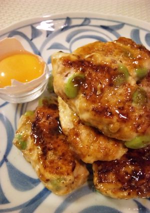 ふんわり鶏つくね　枝豆たっぷり編-レシピのメイン写真