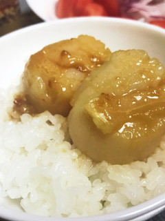 ホタテバターにんにくワサビ醤油ごはん-レシピのメイン写真