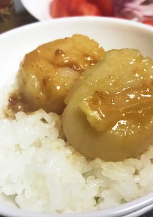 ホタテバターにんにくワサビ醤油ごはん-レシピのメイン写真