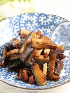 簡単!茄子のチャーシュー炒め-レシピのメイン写真