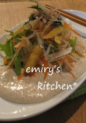 ✿胡麻と胡桃の豆腐ドレッシング✿-レシピのメイン写真