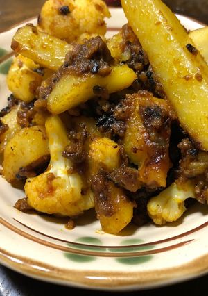 じゃがいもとカリフラワーのカレー炒め-レシピのメイン写真