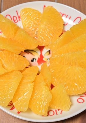 厚皮をスッキリ剥いて＊はっさくパーティー-レシピのメイン写真