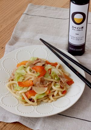 ☆オリーブオイルの塩焼うどん☆-レシピのメイン写真
