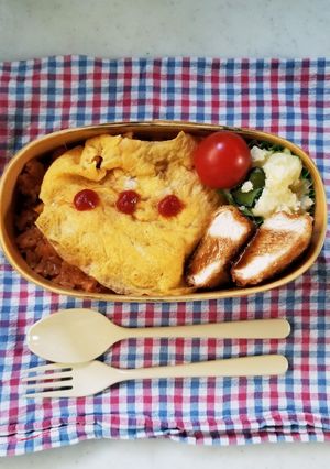 オムライス弁当(12.24)-レシピのメイン写真