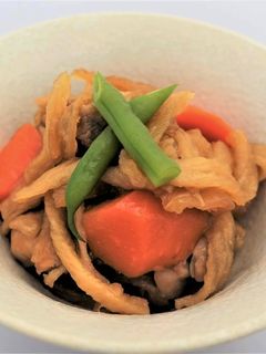 ゆで干し大根と鶏肉の煮物-レシピのメイン写真