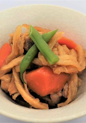 ゆで干し大根と鶏肉の煮物-レシピのメイン写真