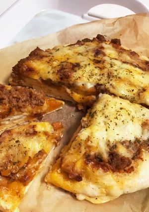 トースターで焼く!発酵不要のピザパン-レシピのメイン写真