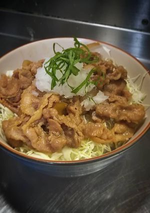 醤油甘ダレ豚バラ焼肉丼(*≧∀≦*)-レシピのメイン写真