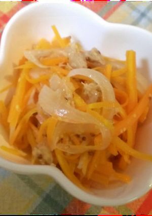 レンジで簡単！にんじんとツナのサラダ-レシピのメイン写真