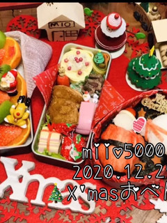 クリスマス 弁当 アニメ パーティ料理-レシピのメイン写真