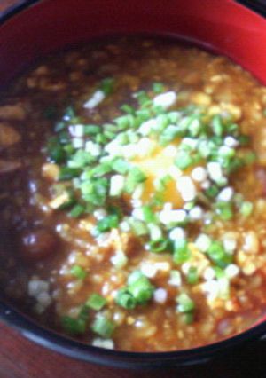カレー雑炊に変身！余り物で-レシピのメイン写真