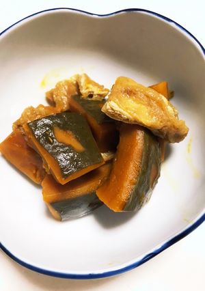 かぼちゃと薄揚げの煮付け-レシピのメイン写真