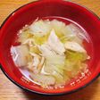 【簡単】ササミと白菜のさっぱりスープ