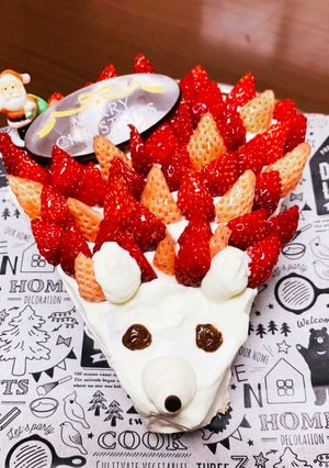 ハリネズミケーキ-レシピのメイン写真