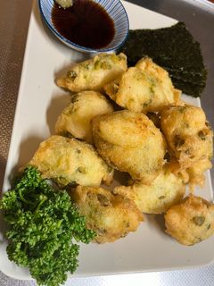 大和芋と塩えんどう揚げ-レシピのメイン写真